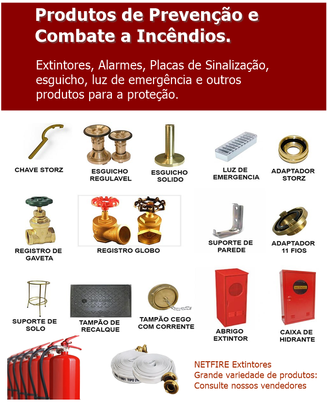 produtos de segurança a incêndio